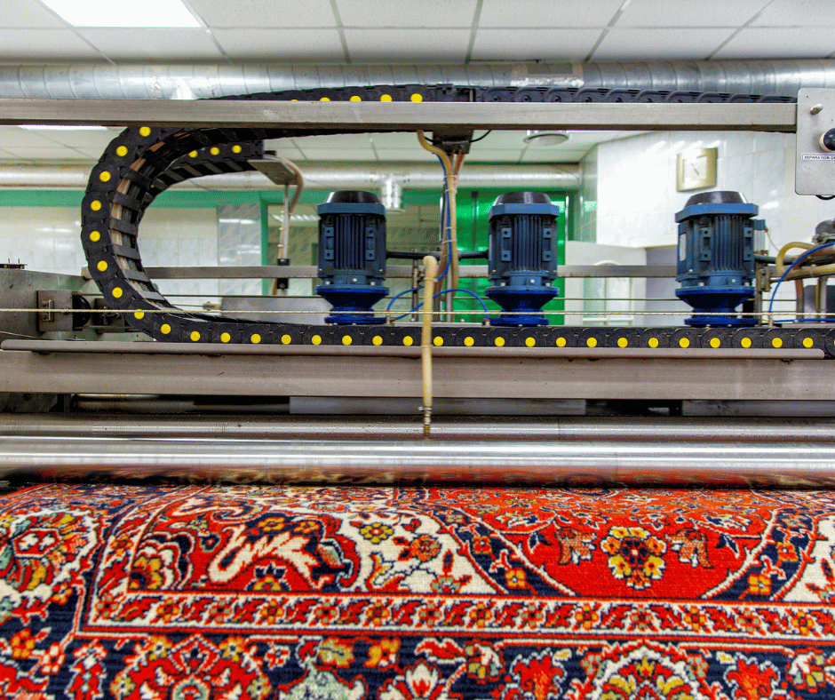 area rug cleaning in a machine